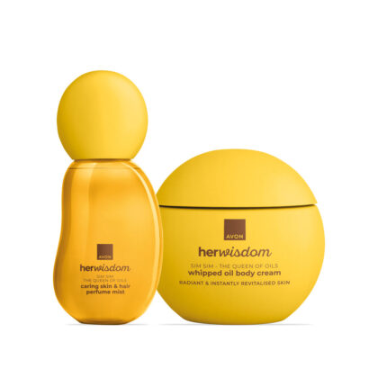 Avon SIM SIM Bodycrème + SIM SIM Geurspray voor huid & haar Set