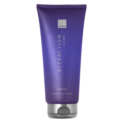 Avon ATTRACTION GAME voor Hem Shampoo & Douchegel 200 ml
