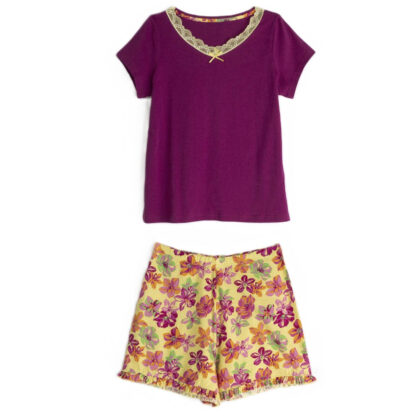 Avon Shortie-pyjamaset met bloemenprint